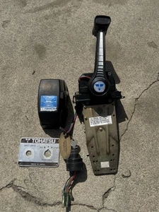 OEM Tohatsu Remote Control Box With Ignition Top Mount Binnacle Works Great - Bild 1 von 5