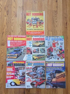 Lot Of 7 Vintage Popular Hot Rodding Magazines 1968-1, 70-1, 72-2, 77, 82, 84-1 - Image 1 of 4