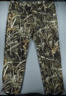 Drake Waterfowl Camo Pants 2XL 44-46 Advantage Max-4 HD Fleece Lined Hunting - Image 1 of 4