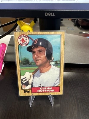1987 Topps - Glenn Hoffman #374 Red Sox Free Ship - Image 1 of 4