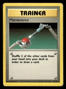 Maintenance 83/102 Base Set Pokemon Card - 3 - Picture 1 of 2