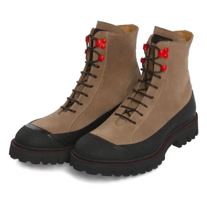 NWT KITON Suede Ankle Lace-Up Boots in Beige ITALY US 9 (Eu 42) NIB Shoes - Picture 1 of 3