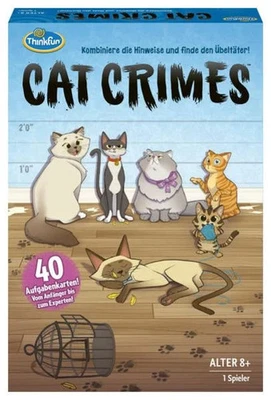 MARKENLOS ThinkFun Cat Crimes - Konzentrationsspiel ab 8 Jahre