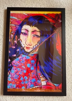 original framed painting prints using acrylic, digital  and other mixed medias Foto 1 de 2