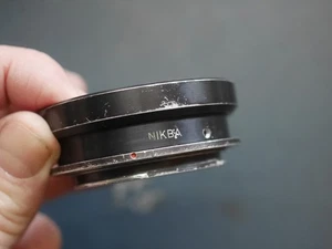 NIKBA  Novoflex Adapter for Nikon F   Nikon F body to Novoflex???? - Picture 1 of 6