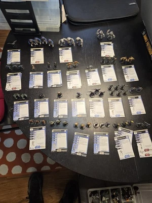 WOTC Star Wars Miniaturas Flecos Lote De 112 Comunes Y Poco Comunes Foto 1 de 4