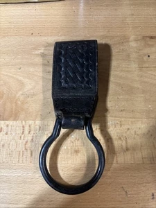 Safariland Leather belly club loop police gear basket weave - Picture 1 of 7