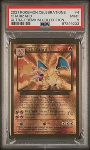Charizard 4 Ultra-Premium Collection Pokemon Celebrations PSA 9 - Picture 1 of 2