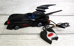 Vintage 1997 DC Comics Hasbro Batman ferngesteuertes Batmobile Fahrzeug - FUNKTIONIERT - Bild 1 von 14
