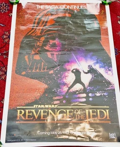 Star Wars Revenge Of The Jedi Teaser One Sheet Poster 1982 VG, Please Read, Rare - Picture 1 of 19
