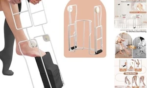 Kompressionsstrümpfenhilfegerät - Faltbare Sockenhilfen zum Anziehen von Kompression  - Bild 1 von 7