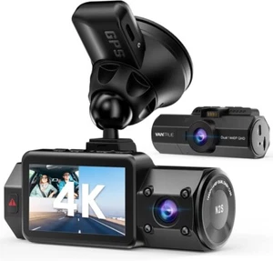 VANTRUE N2S 4K Dashcam Auto Dual 1440P Dash Cam Vorne Innen, GPS 24Std. - Bild 1 von 9