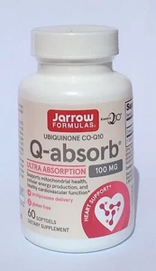 Jarrow Formulas Q-absorb Co-Q10, 100 mg, 60 cápsulas blandas - Imagen 1 de 3