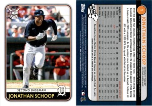 2020 Topps Big League Baseball Card 7 JONATHAN SCHOOP DETROIT TIGERS