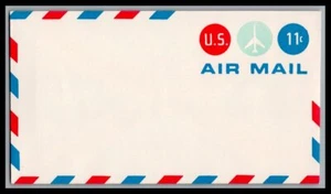 US Envelope UC43 11c Jet Plane unused 1971, 9p1368 - Picture 1 of 1