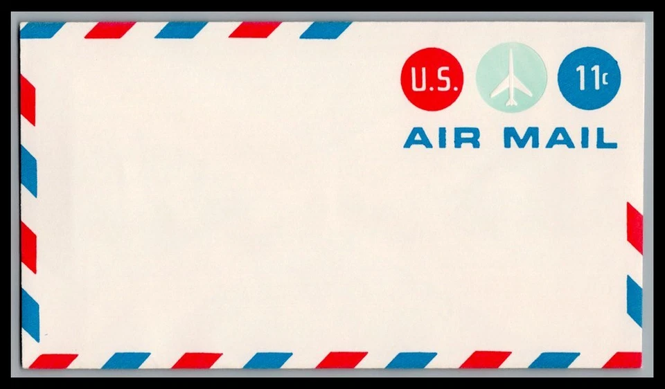 US Envelope UC43 11c Jet Plane   unused 1971, 9p1368 - Image 1 of 1