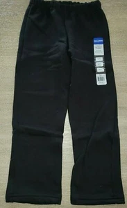 GILDAN boys NEW NWT size small BLACK SWEATS SWEAT PANTS open bottom PULL ON @@ - Picture 1 of 1