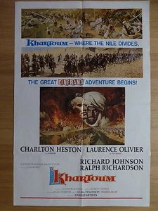KHARTOUM (1966) - original US 1 Sheet film/movie poster, war, Laurence Olivier - Picture 1 of 3