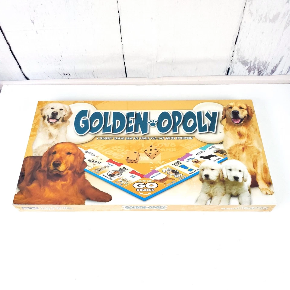 N2 Late for The Sky Golden Retriever-opoly Game
