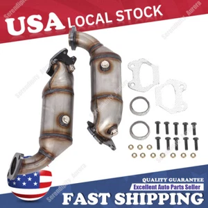 For Dodge Grand Caravan 3.6L Both Manifold Catalytic Converters 2011-2016 - Picture 1 of 12