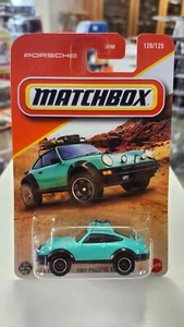 Porsche 911 Rally 1985 Matchbox #120/125 en aqua - Imagen 1 de 3