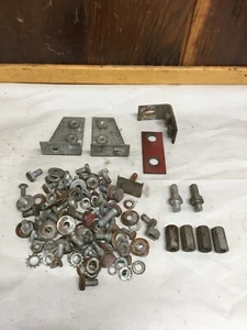 MG Midget & Sprite • Original Window Nuts + Bolts Grab-Bag. Used. KMG1274 - Picture 1 of 8