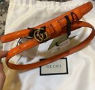 Gucci GG Mousse Top Patent Leather Belt size 100