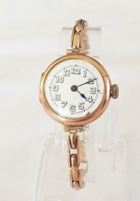 Ladies Solid 9Ct Rose Gold Rolex Watch circa 1917