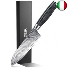 Deik Coltelli Cucina, Coltello in Acciaio Damasco, Coltello da Cucina