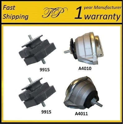 4 PCS MOTOR & TRANS MOUNT FOR BMW  04-05 525I 2.5L, 2010 525i 3.0L, 4.8L - Image 1 of 4