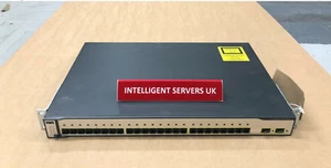 CISCO WS-C3750-24FS-S 24 100BASE-FX Ports Catalyst Switch - Picture 1 of 2
