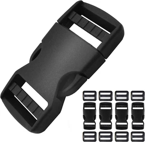 Plastic Buckle Clips for 1 Inch Straps 4 Pack 1" Quick Side Release Buckles for - Picture 1 of 13