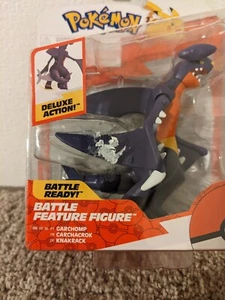 2023 Jazwares Nintendo Pokemon Battle Feature Figure Garchomp NEW - Picture 1 of 3