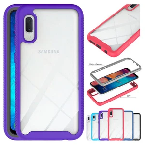 For Samsung Galaxy Note20 A21s A51 A10e A30 A50 Shockproof Clear Hard Back Case - Picture 1 of 14