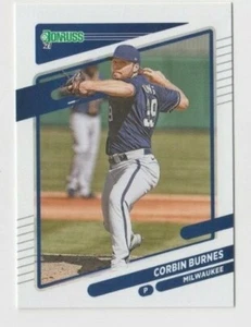 (12) Corbin Burnes 2021 DONRUSS BASE CARD LOT #126 BREWERS PITCHER HOT!  - Picture 1 of 1