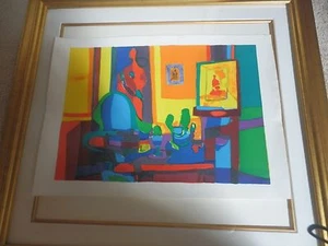 MARCEL MOULY 1980 H/S "L'OEUVRE DESIGNEE CI #66/225 - Picture 1 of 8