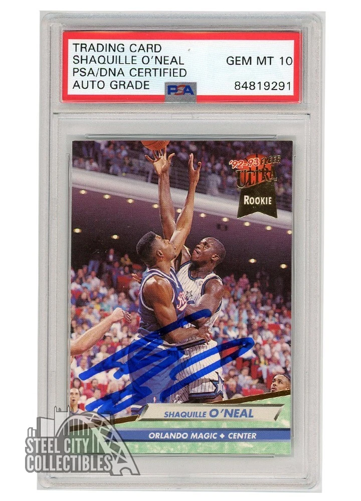 Shaquille O'Neal Basketball Original Autographed Sports Trading