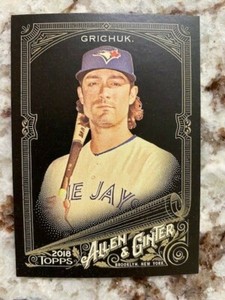 2018 TOPPS ALLEN GINTER X BASEBALL BASE CARD BLUE JAYS RANDAL GRICHUK #61