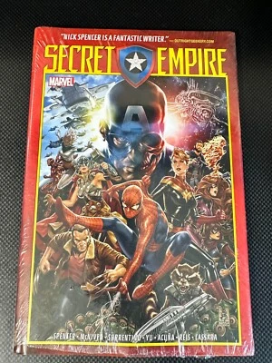 Secret Empire Completo Marvel Deluxe Tapa Dura NUEVO SELLADO Capitán América Hidra Foto 1 de 2
