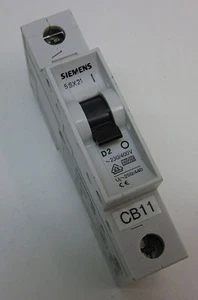 Siemens 5SX2 102-8 D2 Leitungsschutzschalter, 1-polig, 2A - Bild 1 von 3