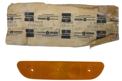 Dodge 330 440 Polara 1963 luz de estacionamiento izquierda/derecha lámpara lente 2448610 nuevo en stock Foto 1 de 4