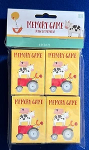 JUEGO DE MEMORIA / 8 barajas de tarjetas de memoria / Favores de fiesta / Mayores de 2 años / Amscan Inc. - Imagen 1 de 3