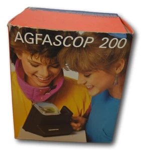 AGFASCOP 200 35MM Slide Viewer Projector Backlit - Made In Germany - Picture 1 of 4