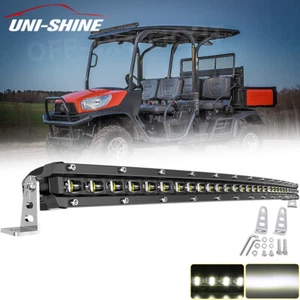 32'' LED Light Bar Curved Fits Kubota RTV-X1100C X1120_D X1140 X900 XG850 400Ci - Picture 1 of 12