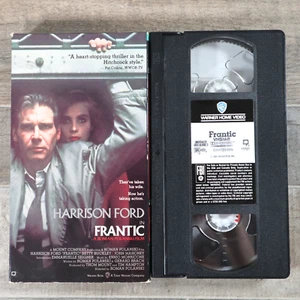 FRANTIC - VHS Harrison Ford Betty Buckley Dir Roman Polanski Neo Noir Mystery - Picture 1 of 6