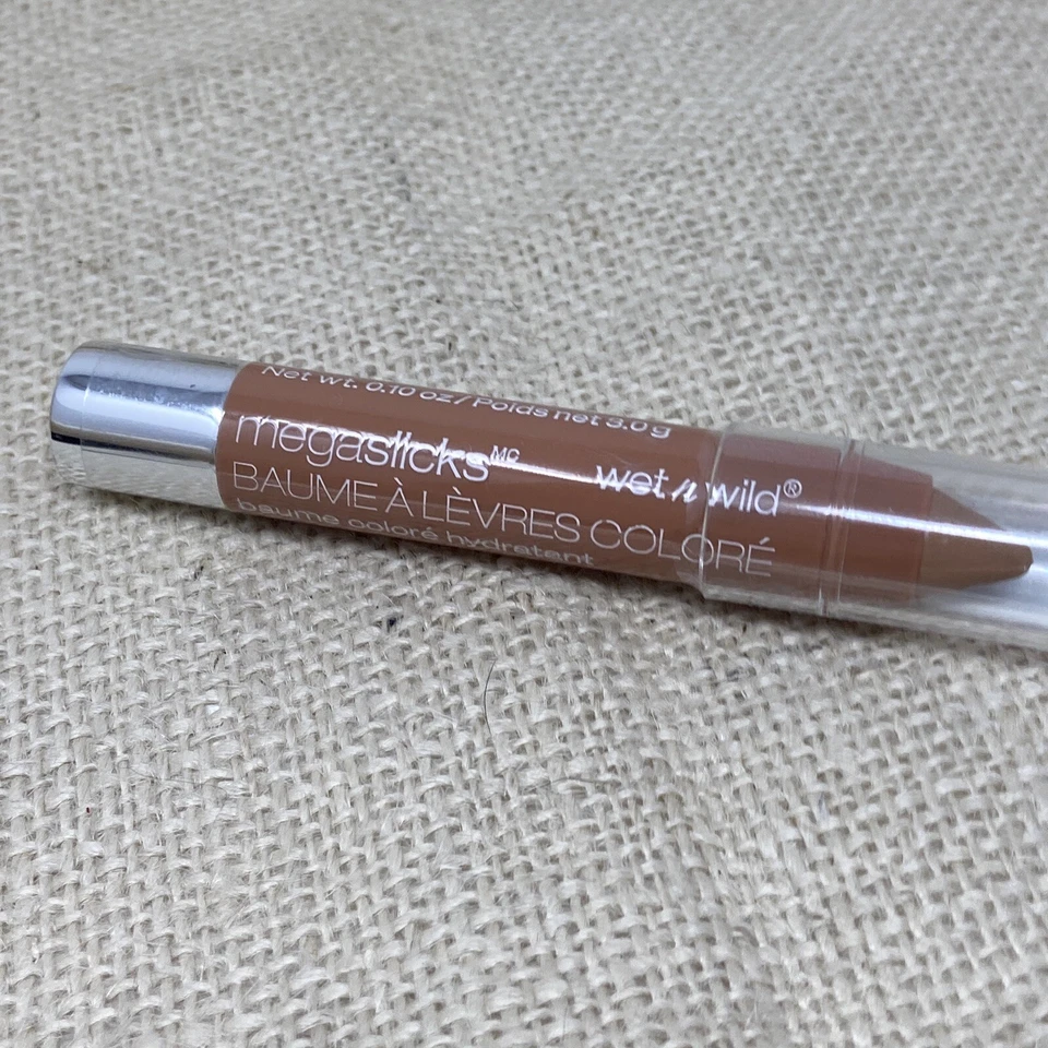 Wet N Wild MEGASLICKS Balm Stain Lip Colour 129 Nudist Colony 0.10 Oz