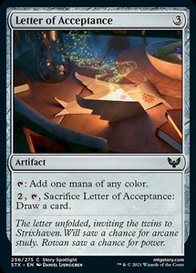 MTG - (C) Strixhaven - Letter of Acceptance