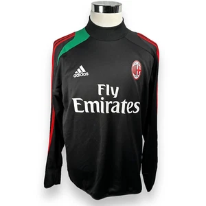 AC Milan Adidas Mens Large Formotion Jersey Training Long Sleeve Black 2012 2013 - Picture 1 of 12