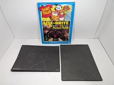 Repuesto de imagen Lite Brite vintage años 80 sello personajes usado ver descripción Foto 1 de 4