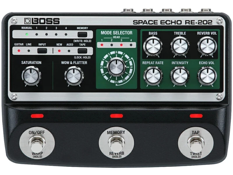 Pedal de efeitos de guitarra Boss RE-202 Space Echo - Imagem 1 de 3